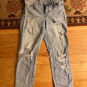 eunina jeans-high rise relaxed crop